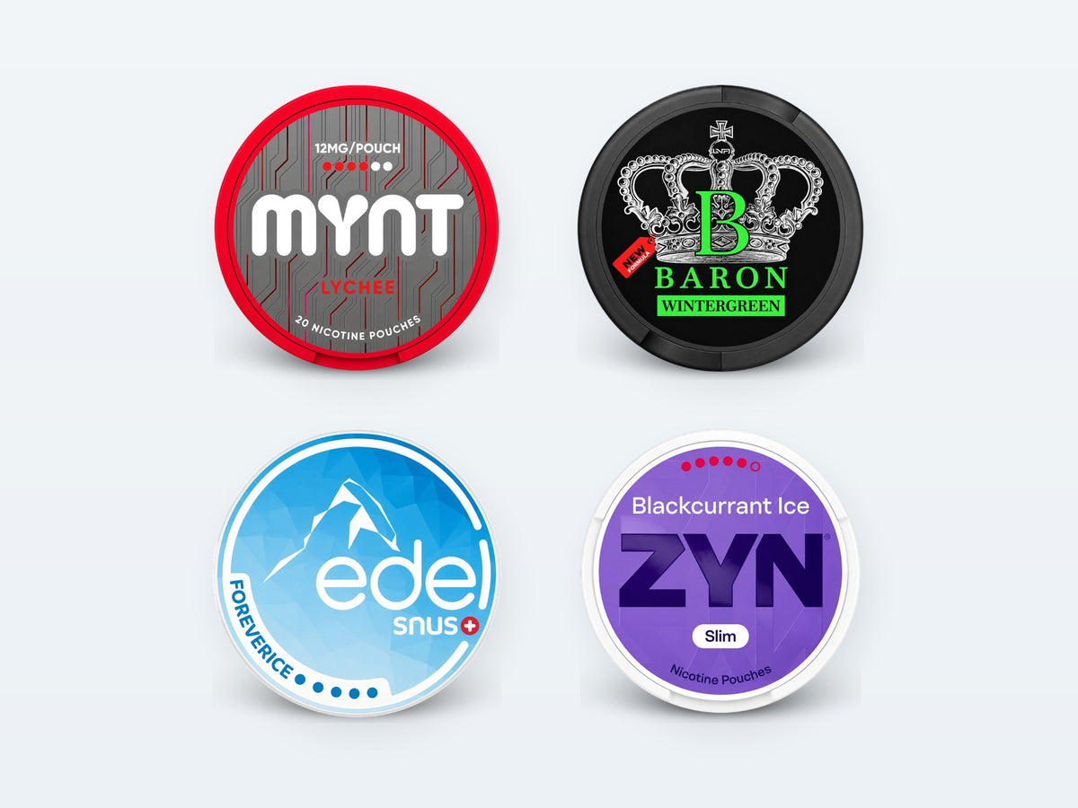 Nicotine pouches: MYNT, Baron, Edel, ZYN