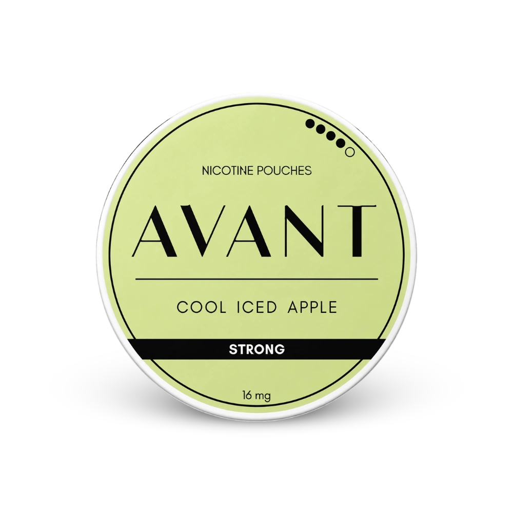 Avant Cool Iced Apple Strong – nicotine pouch can