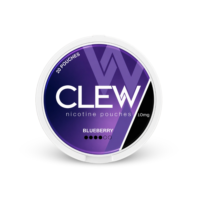 CLEW Blueberry 10mg – lata de saquinhos de nicotina