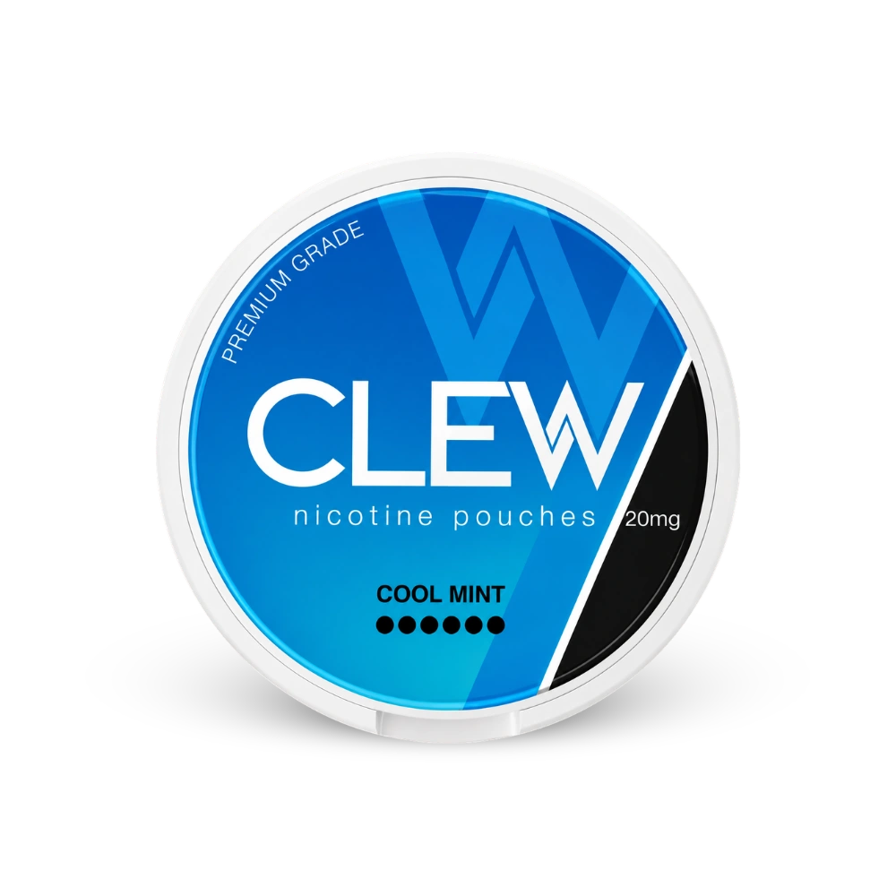 CLEW Cool Mint 20mg – lata de sachês de nicotina