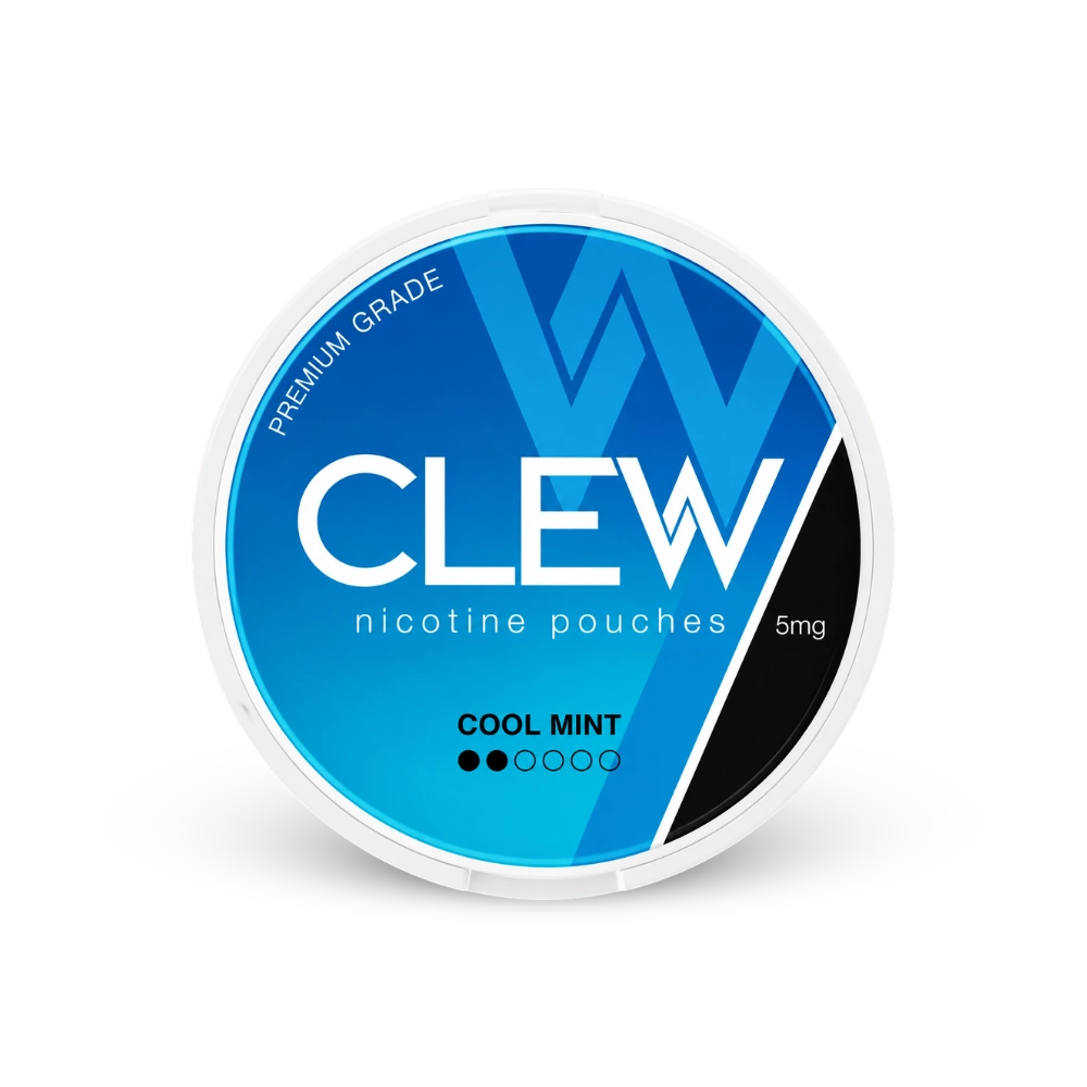CLEW Cool Mint 5mg – lata de sachês de nicotina