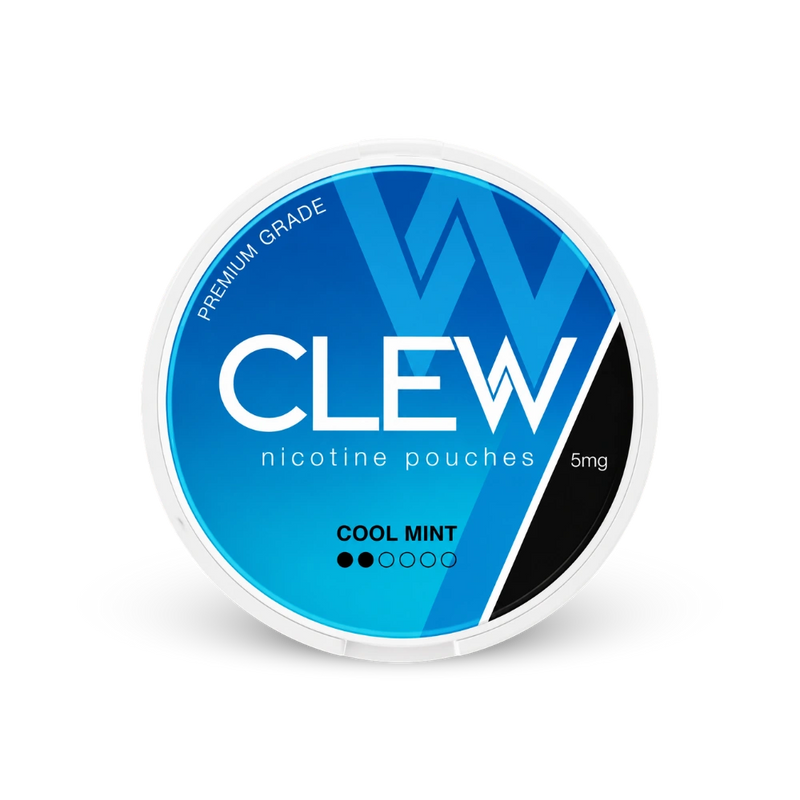CLEW Cool Mint 5mg – lata de sachês de nicotina