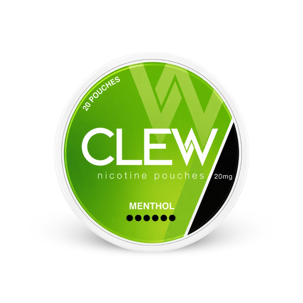 CLEW Menthol 20mg – lata de sachês de nicotina