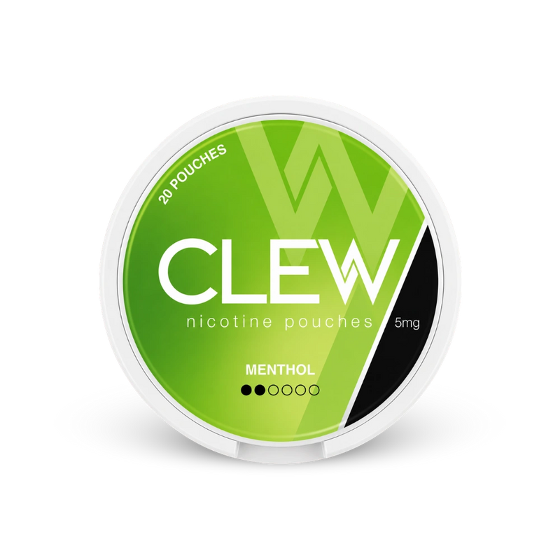 CLEW Menthol 5mg – lata de sachês de nicotina