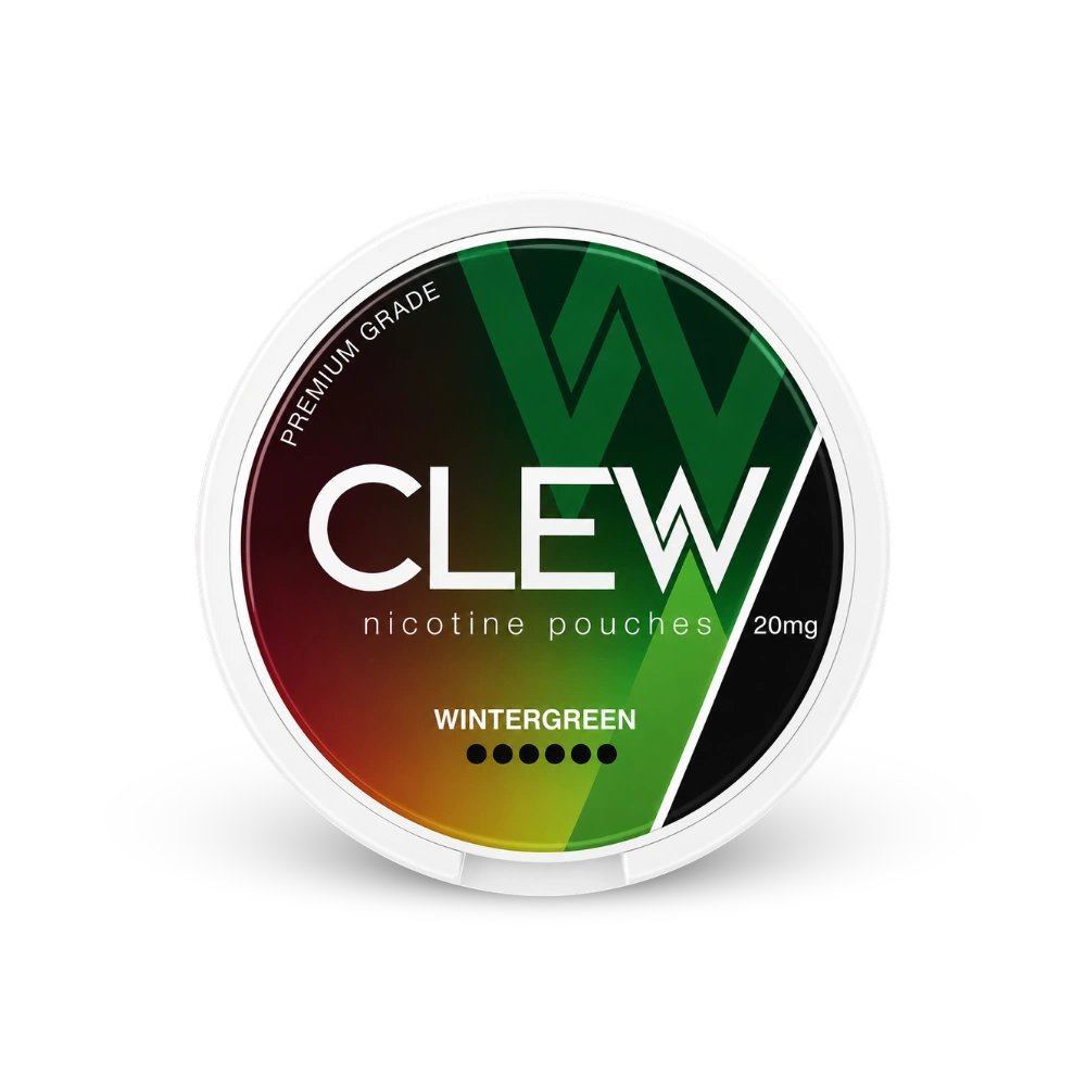 CLEW Wintergreen 20mg – lata de sachês de nicotina
