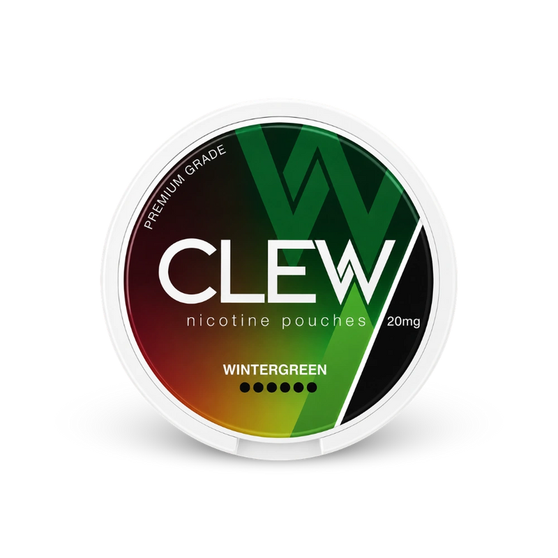 CLEW Wintergreen 20mg – lata de sachês de nicotina