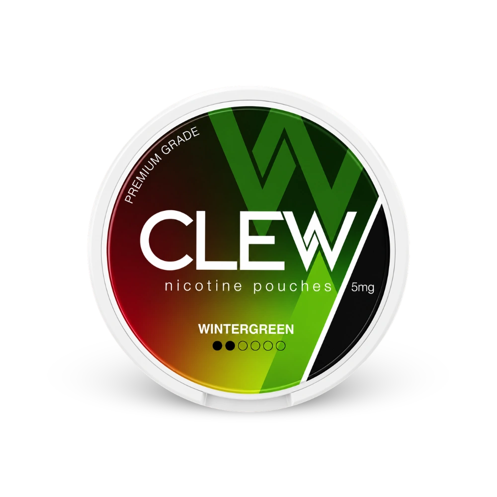 CLEW Wintergreen 5mg – lata de almofadas de nicotina