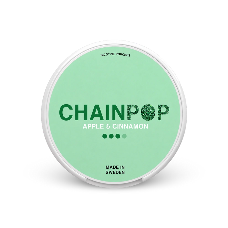 Chainpop Apple Cinnamon – lata de sachês de nicotina