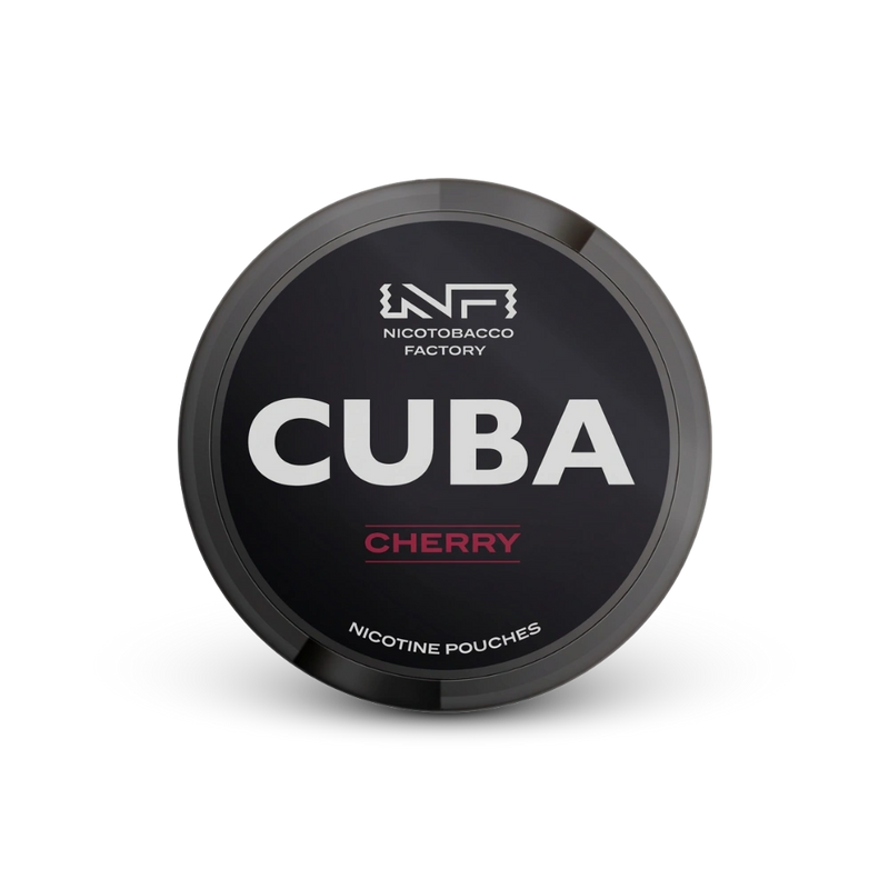 Cuba Black Cherry – lata de saquinhos de nicotina