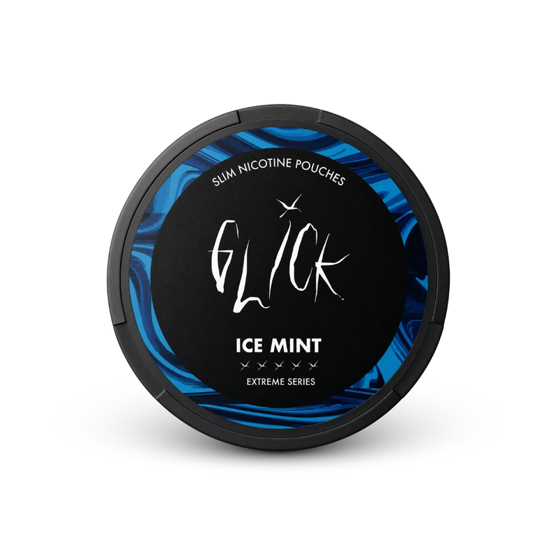 Glick Ice Mint Extreme – lata de sachês de nicotina