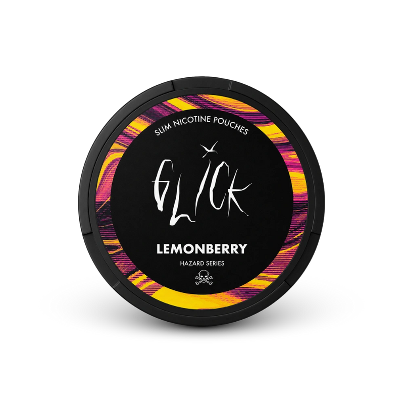 Glick Lemonberry 50mg – lata de sachês de nicotina