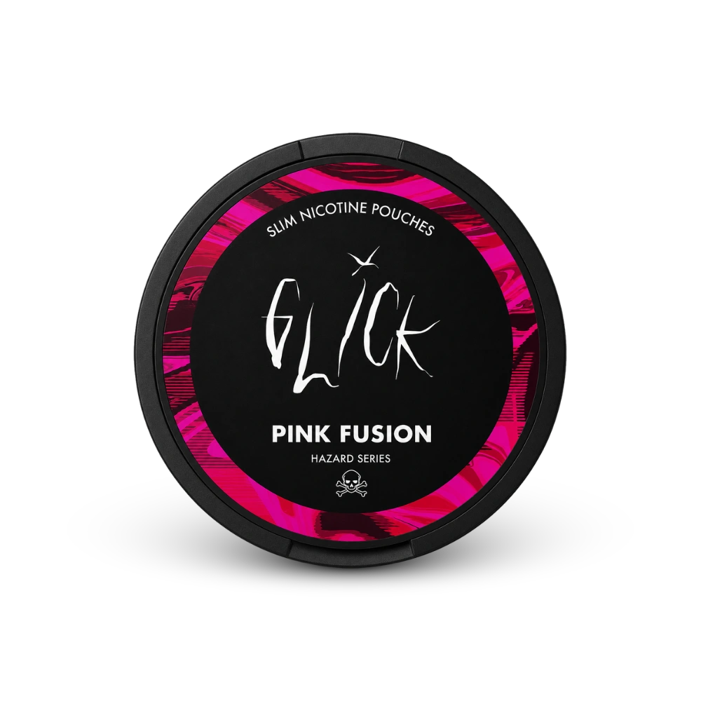 Glick Pink Fusion 50mg – lata de sachês de nicotina