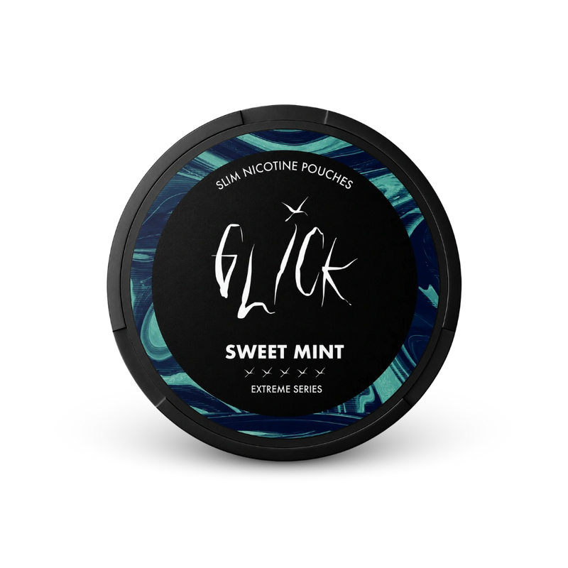 Glick Sweet Mint Extreme – lata de sachês de nicotina