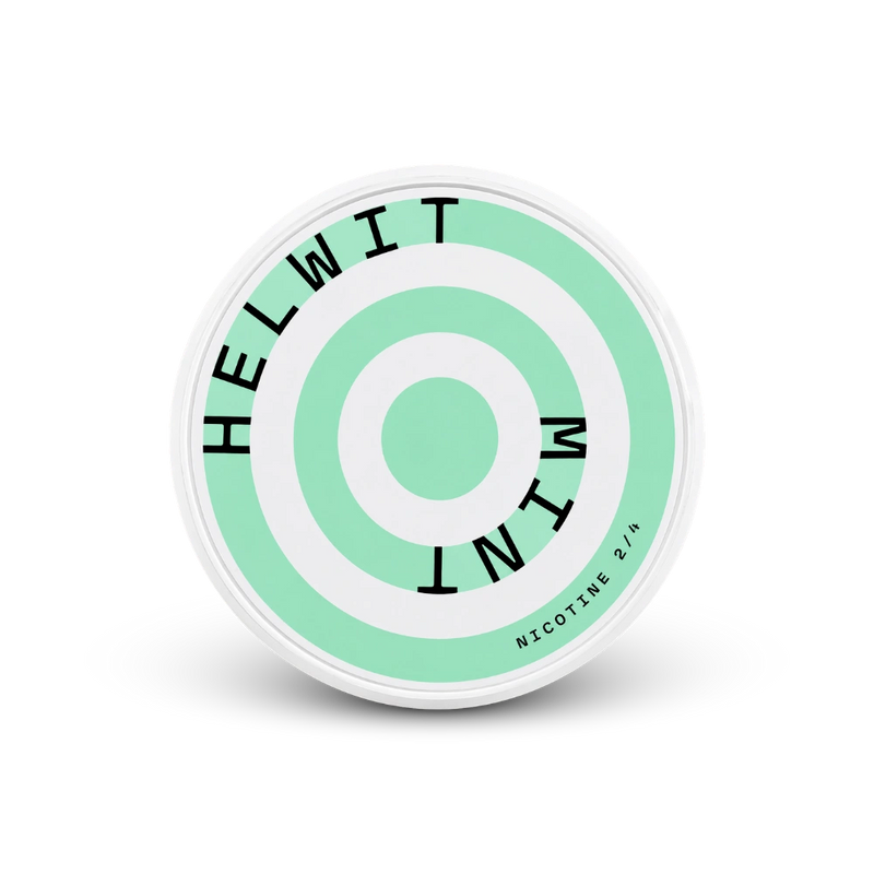 HELWIT Mint Slim – lata de saquinhos de nicotina