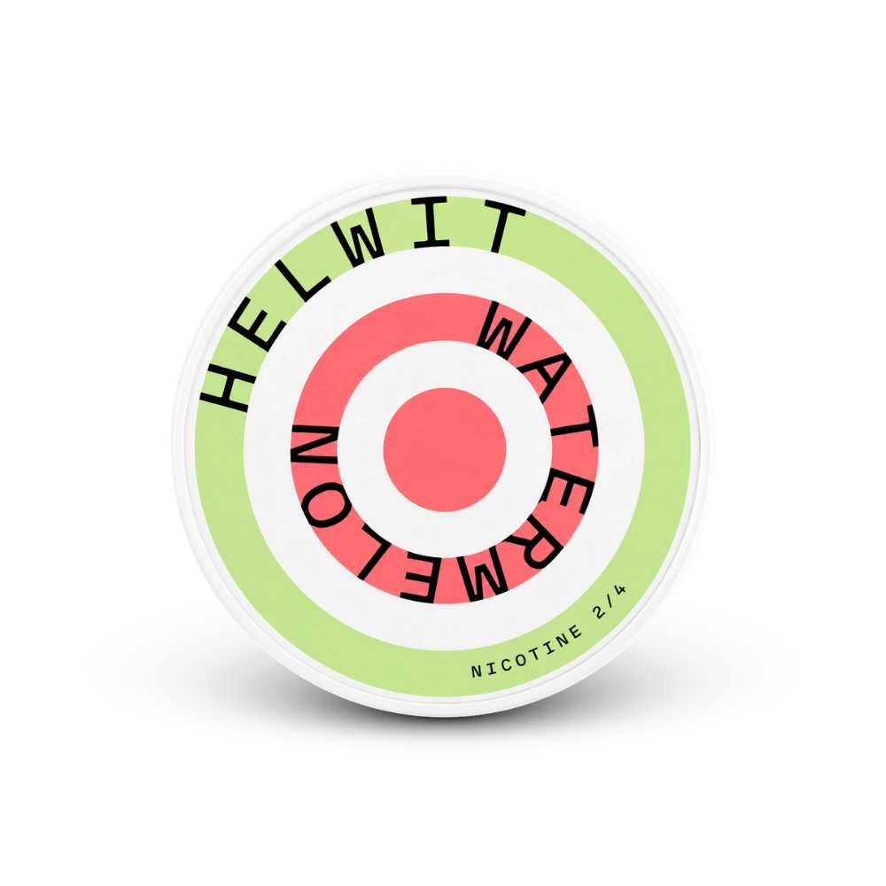 HELWIT Watermelon Slim – lata de sachês de nicotina