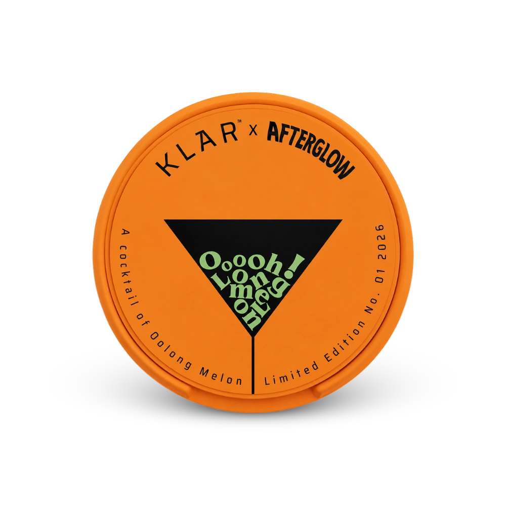 KLAR Afterglow Strong Mini – lata de sachês de nicotina
