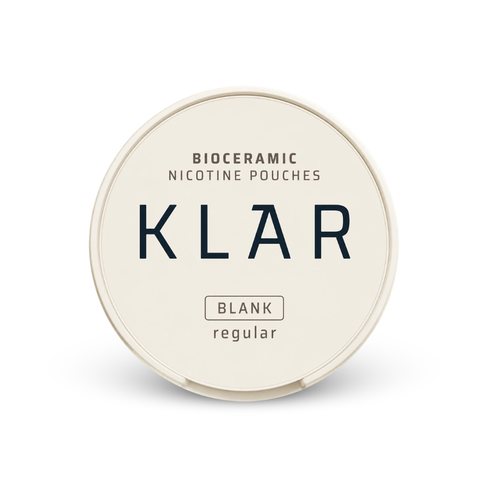 KLAR Blank Regular Mini – lata de almofadinhas de nicotina