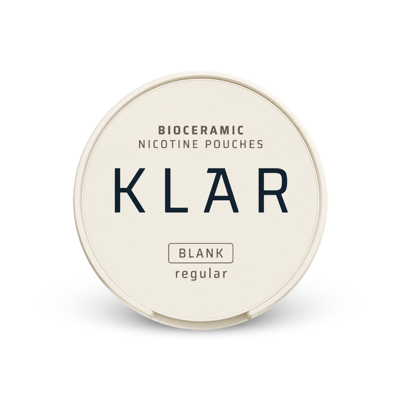 KLAR Blank Regular Mini – lata de almofadinhas de nicotina