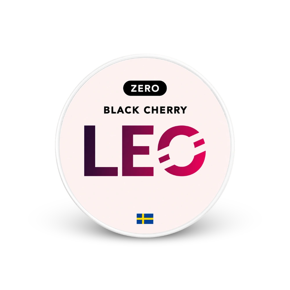 LEO Bleck Cherry Zero – lata de sachês de nicotina