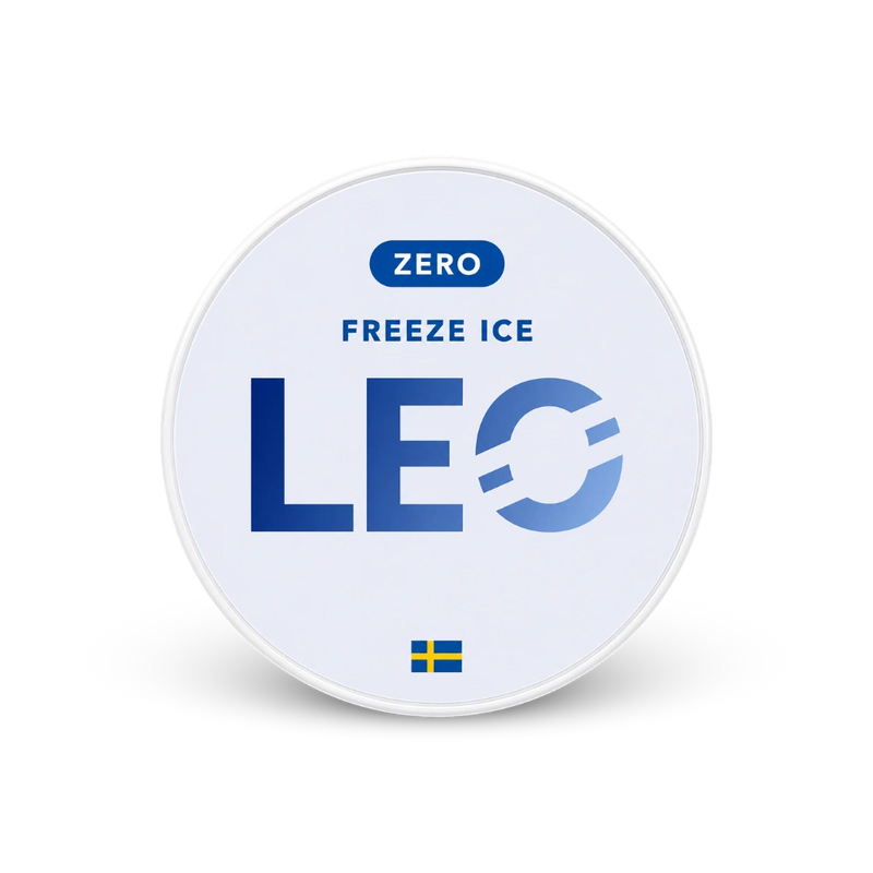 LEO Freeze Ice Zero – lata de sachês de nicotina