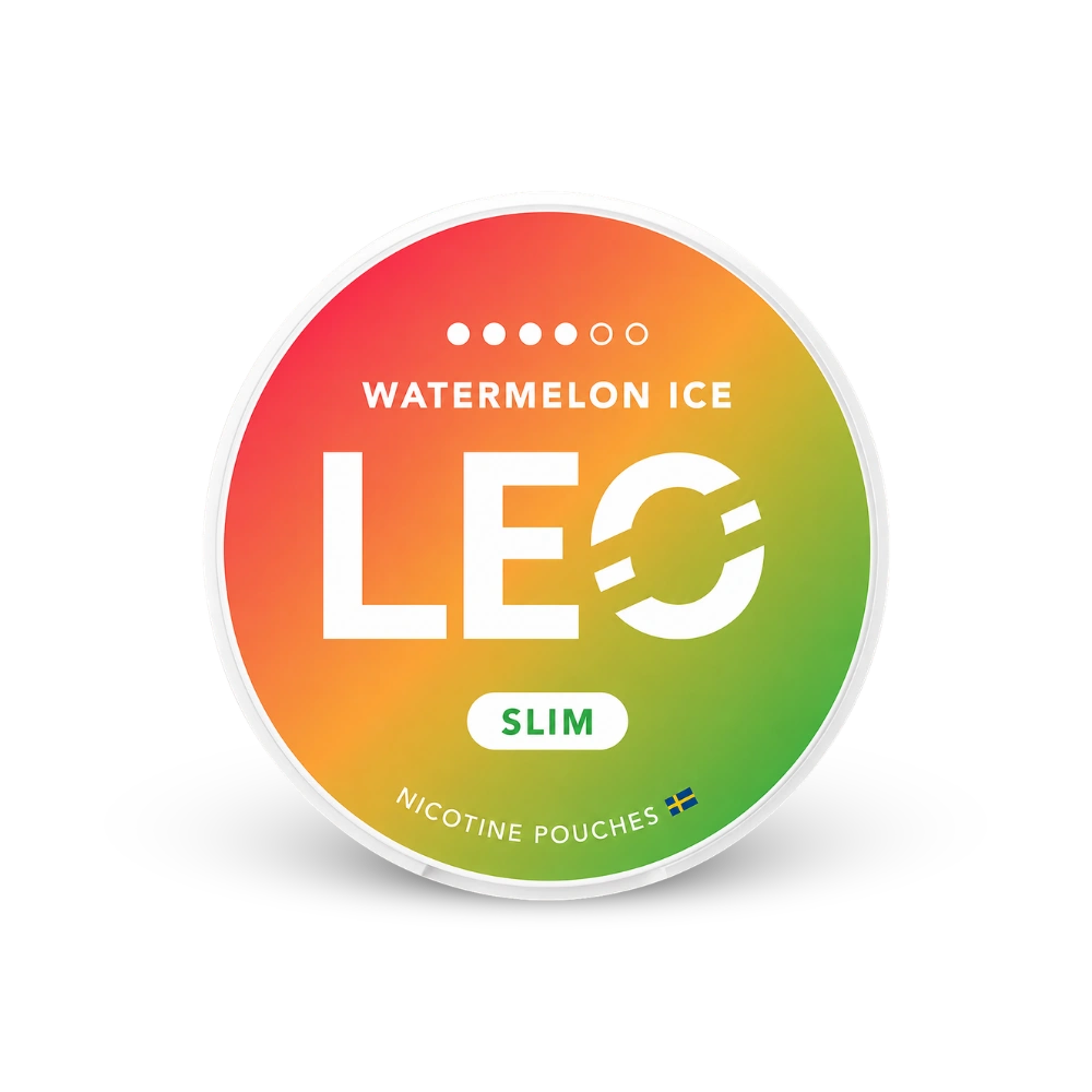 LEO Watermelon Ice Strong – lata de sachês de nicotina