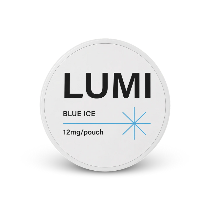 LUMI Blue Ice 12mg – lata de saquinhos de nicotina