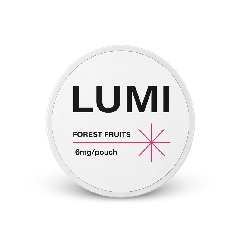 LUMI Forest Fruits 6mg – lata de saquinhos de nicotina