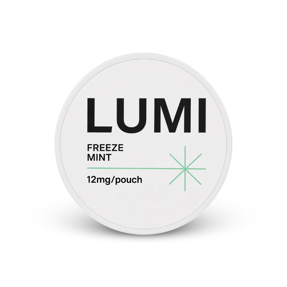 LUMI Freeze Mint 12mg – lata de sachês de nicotina