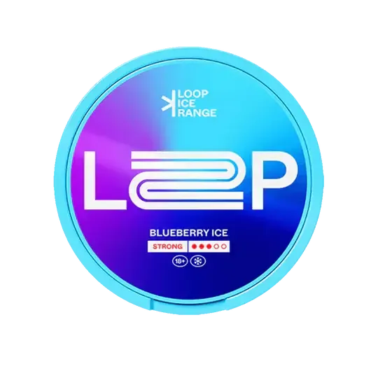 LOOP Ice Range Blueberry Ice Nicotine Pouches Dose Strong Stärke