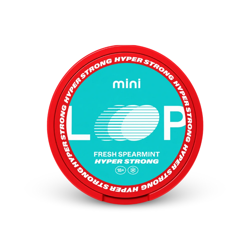 Loop Fresh Spearmint Mini Hyper – lata de saquinhos de nicotina
