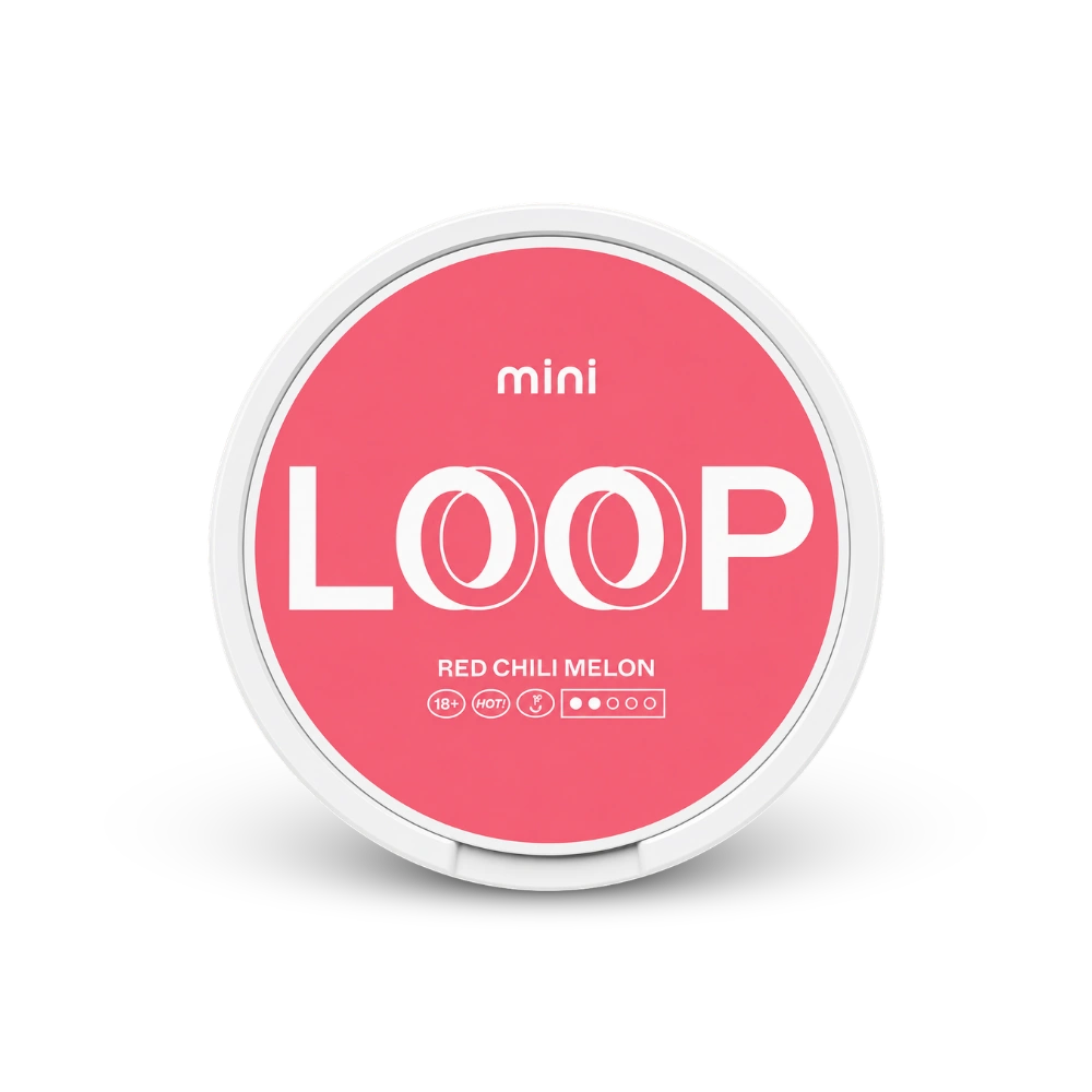 Loop Red Chili Mini – lata de saquinhos de nicotina