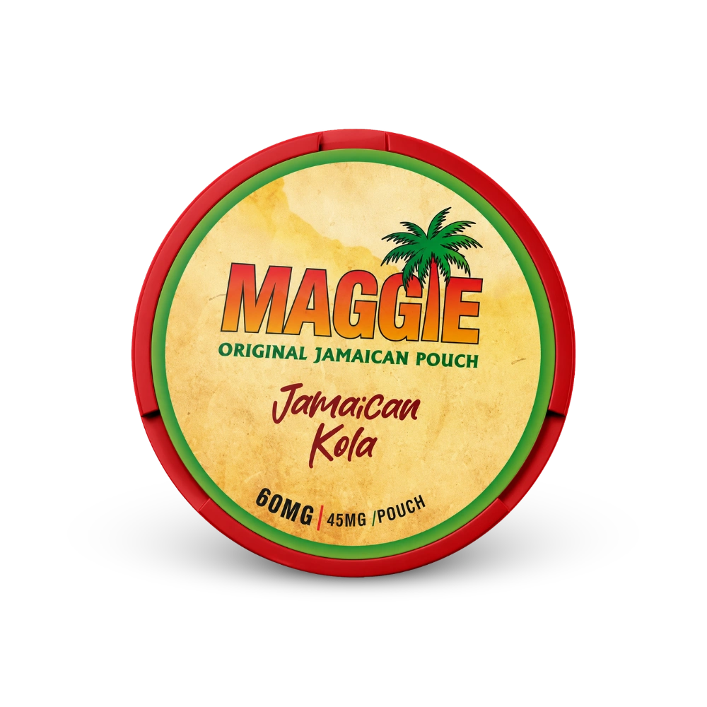 MAGGIE Jamaican Kola 60mg – lata de sachês de nicotina