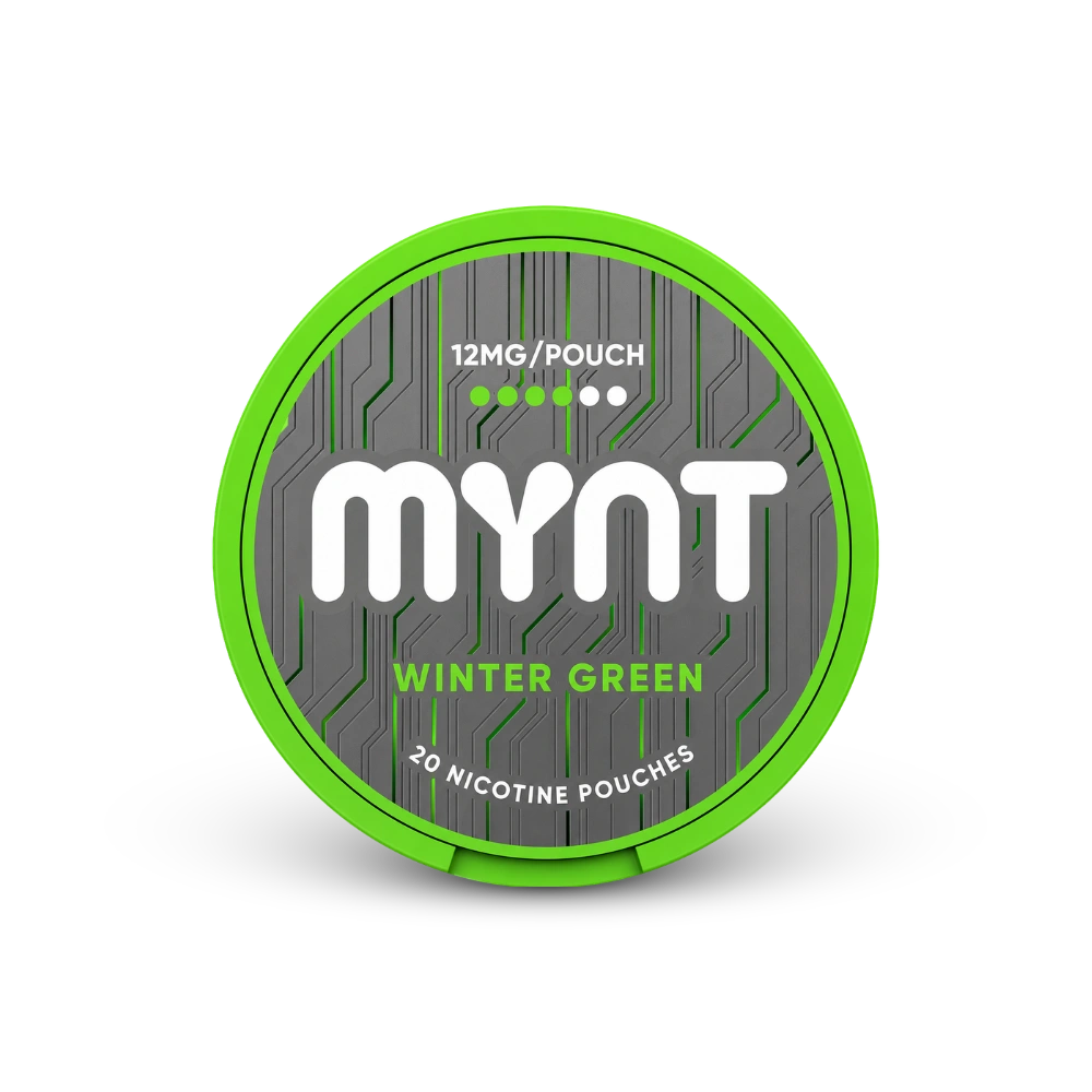 MYNT Winter Green Médio – lata de sachês de nicotina