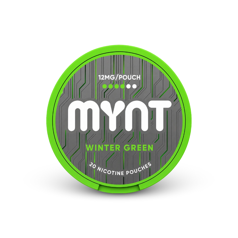 MYNT Winter Green Médio – lata de sachês de nicotina