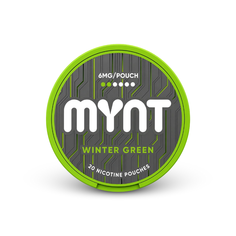 MYNT Winter Green Regular – lata de bolsas de nicotina
