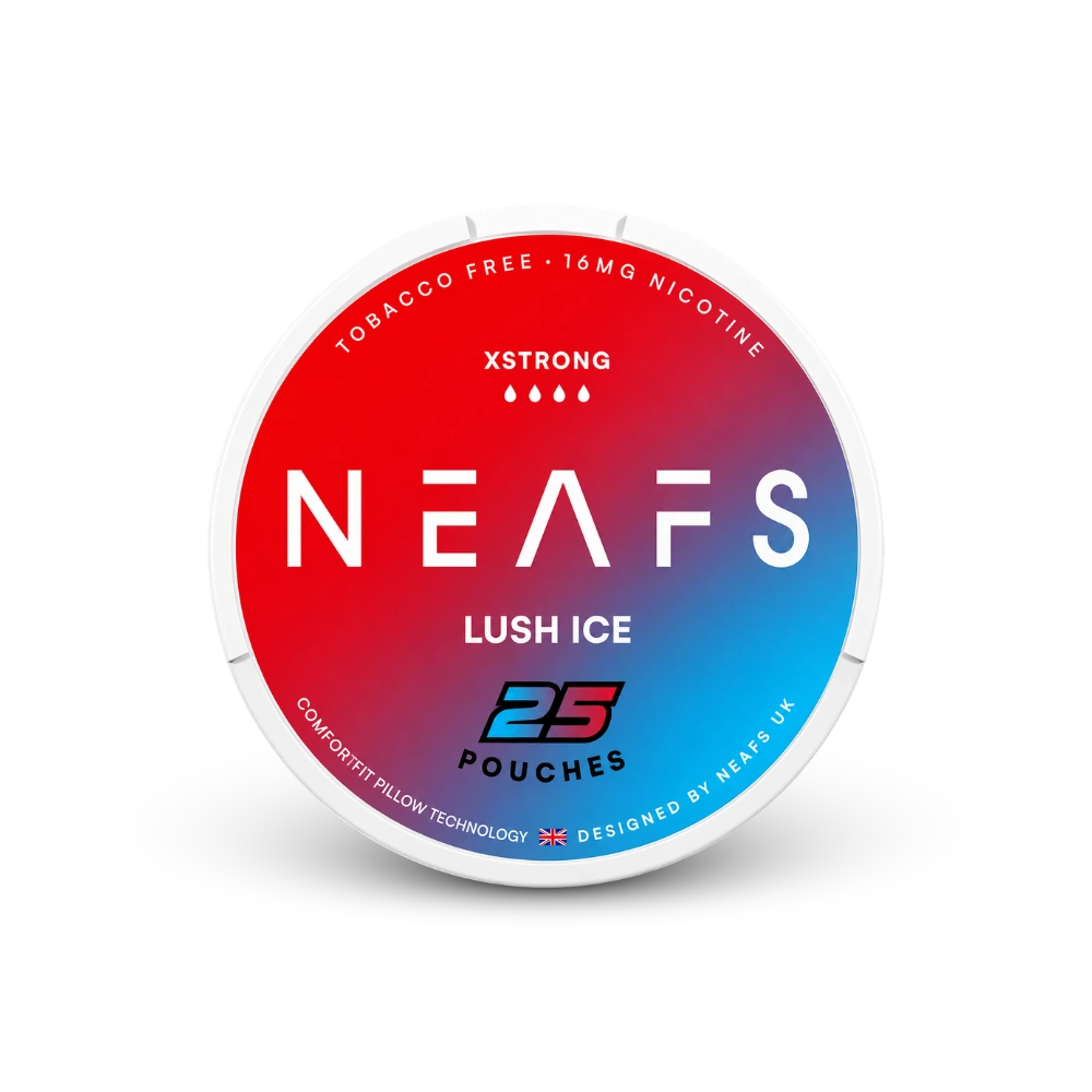 NEAFS Lush Ice Extra Strong – lata de saquinhos de nicotina