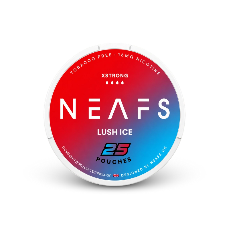 NEAFS Lush Ice Extra Strong – lata de saquinhos de nicotina