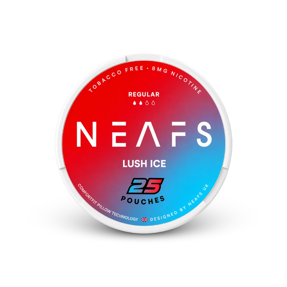 NEAFS Lush Ice Regular – lata de sachês de nicotina
