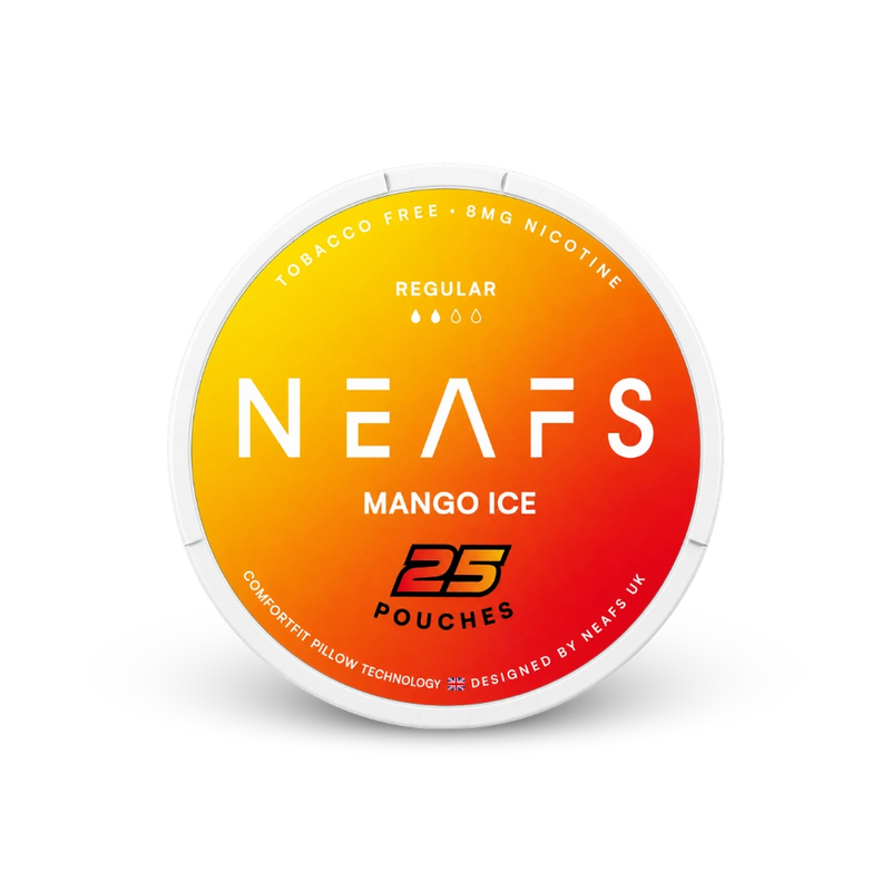 NEAFS Mango Ice Regular – lata de sachês de nicotina
