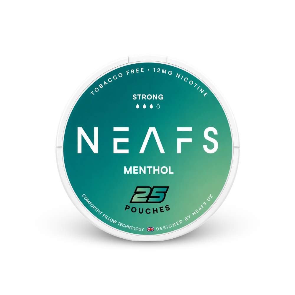 NEAFS Menthol Strong – lata de bolsinhas de nicotina