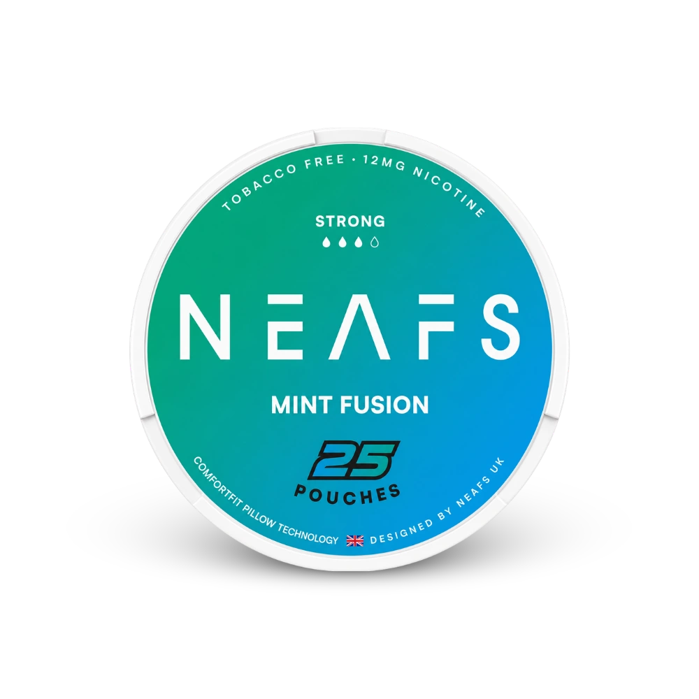 NEAFS Mint Fusion Strong – lata de saquinhos de nicotina