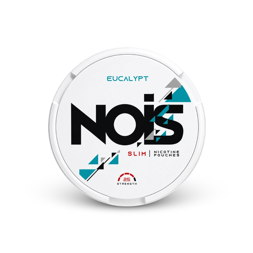 NOIS Eucalypt 25mg – lata de saquinhos de nicotina