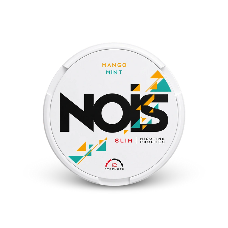 NOIS Mango Mint 12mg – lata de sachês de nicotina