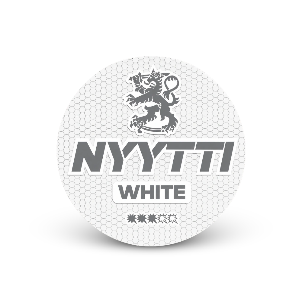Nyytti White – lata de bolsas de nicotina