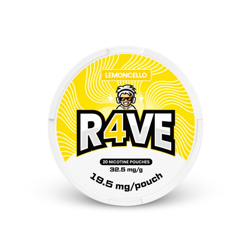 RAVE Lemoncello 32,5mg – lata de sachês de nicotina