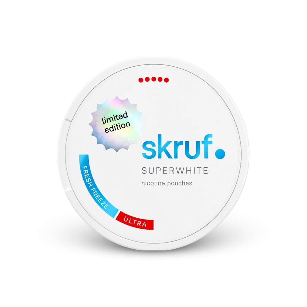 SKRUF Fresh Freeze Ultra limited – lata de sachês de nicotina