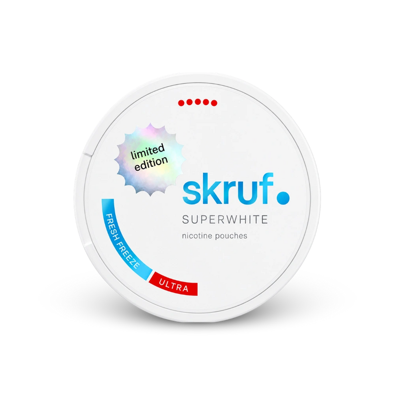 SKRUF Fresh Freeze Ultra limited – lata de sachês de nicotina