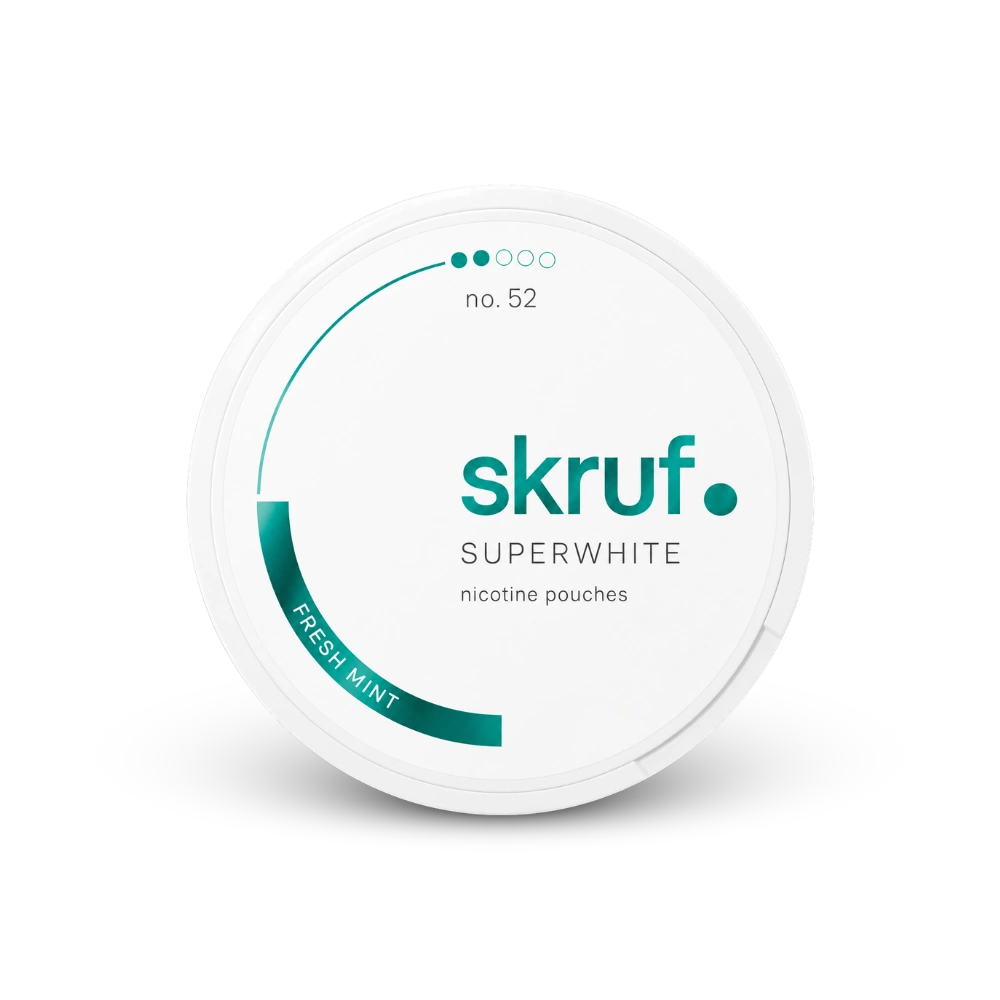 SKRUF Fresh Mint S2 – lata de sachês de nicotina