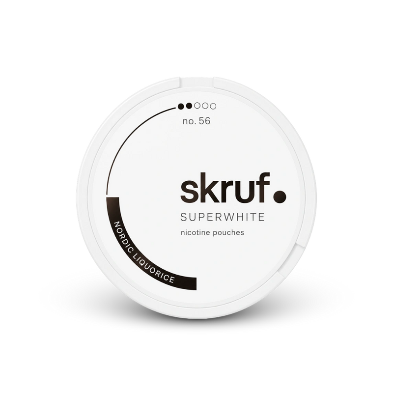 SKRUF Nordic Liqourice S2 – lata de sachês de nicotina