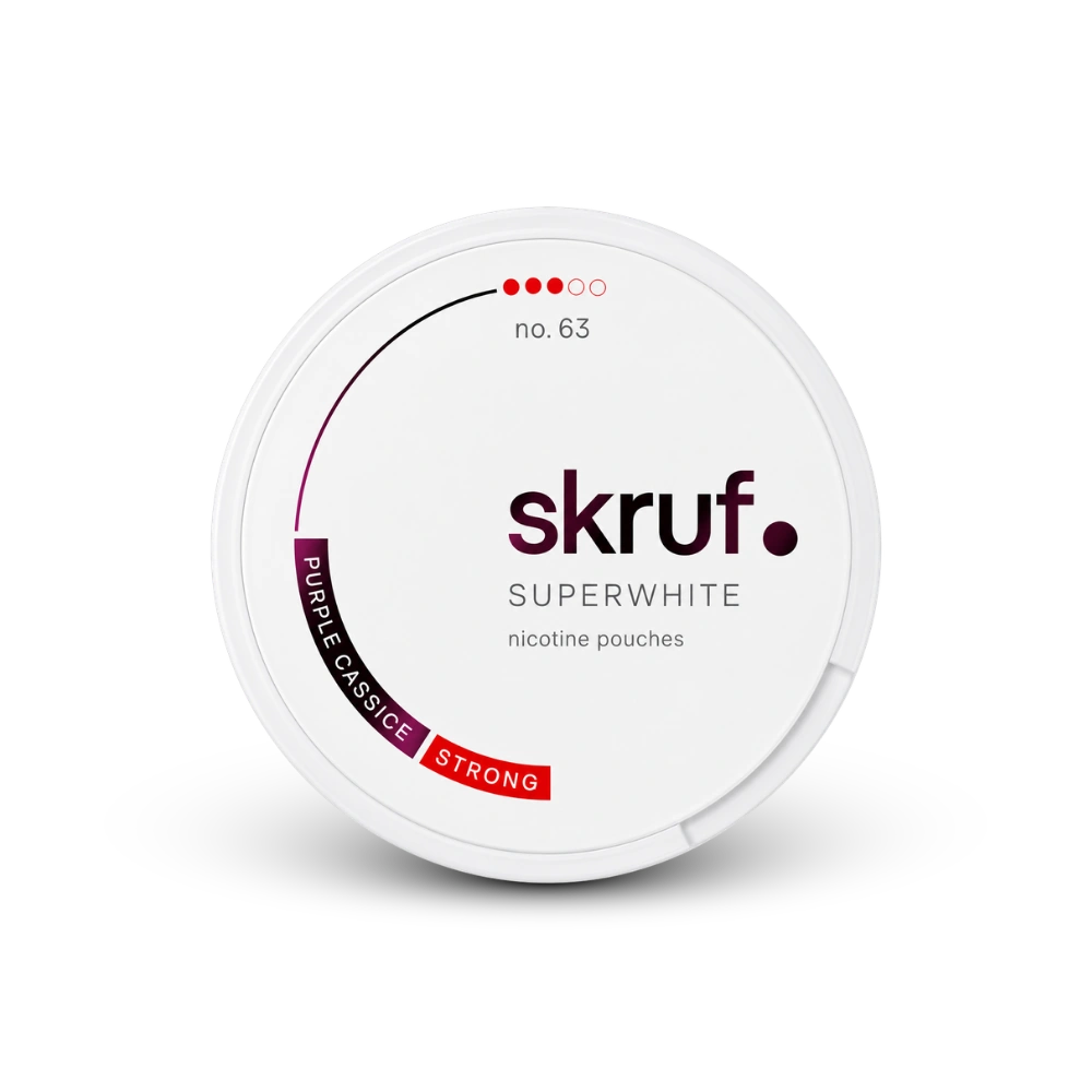 SKRUF Purple Cassic S3 – lata de sachês de nicotina